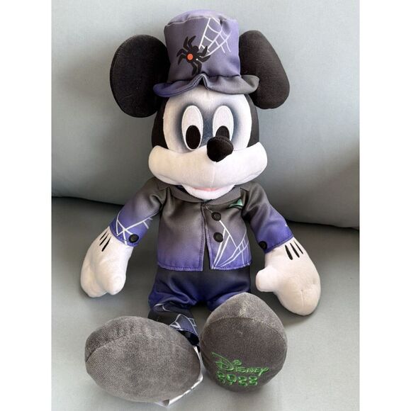 Disney Halloween Spider Mickey Mouse 2022 Plush Doll 15" - Picture 1 of 6